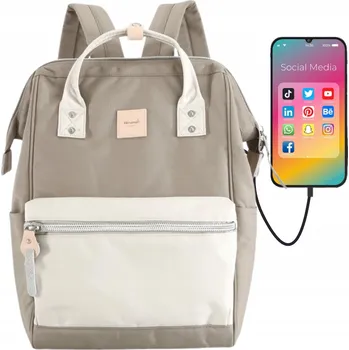 Městský batoh Hnědý městský batoh Himawari