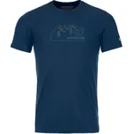 Ortovox 150 Cool Vintage Badge T-shirt M deep ocean M; Modrá triko + DÁREK DLE VÝBĚRU!