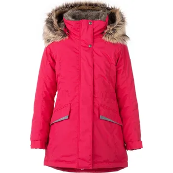 Zateplená bunda/parka pro dívky ELLA korálová Lenne, vel. 158