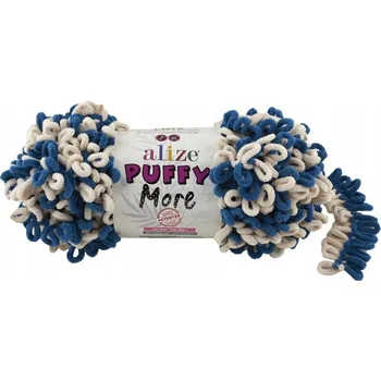 Příze Vlna Alize Puffy More č. 6263 dvoubarevná