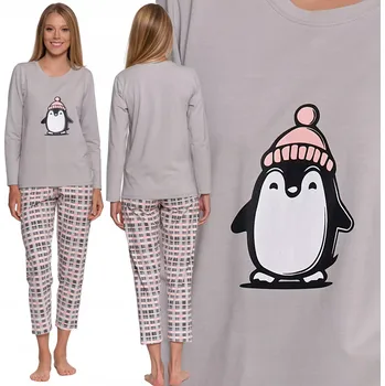 Dámské pyžamo Moraj dámské pyžamo bavlna šedé, velikost 3XL