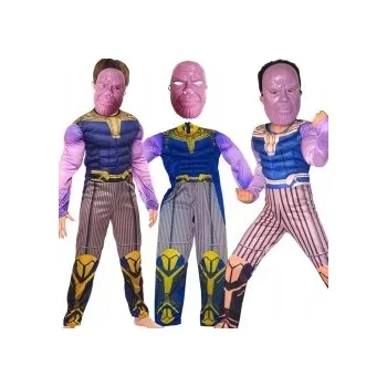 Karnevalový kostým KOSTÝM THANOS PŘEVLEK MASKA NA KARNEVAL VEL. 98