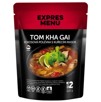 Hotové jídlo EXPRES MENU Tom Kha Gai - Kokosová polévka s kuřecím masem 600 g