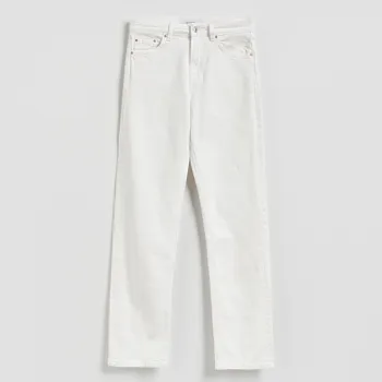 Dámské džíny Reserved - Džíny straight - bílá - 750FZ-00J - 750FZ-00J-40