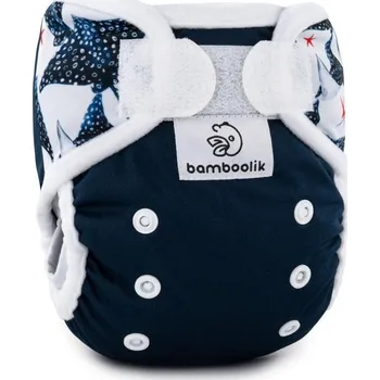 Přebalování Bamboolik MiniMimi svrchní kalhotky Duo - Tmavě modrá + Rejnoci