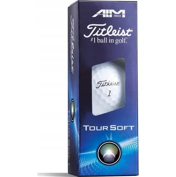 Golfový míček Golfový míček Titleist Tour Soft 360 AIM 3 ks