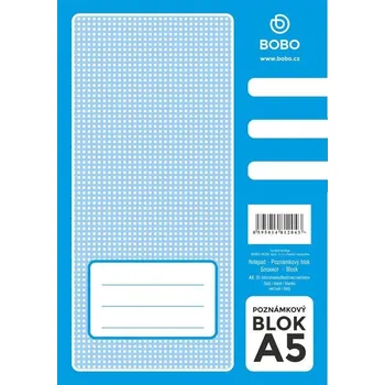 Poznámkový blok A5, čistý, 50 listů