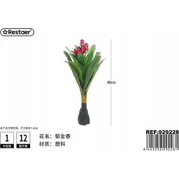 umělá květina Tulipán Umělý 80 cm Dekorace Interiéru