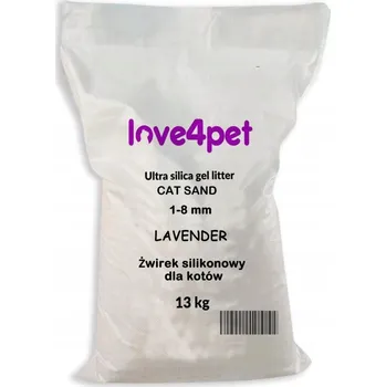 Podestýlka pro kočku Silikonové Stelivo pro kočky Cat Sand Lavender 13 kg