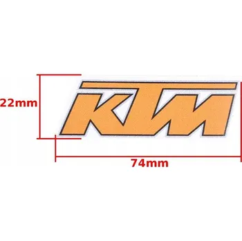 Samolepicí dekorace na vozidlo SAMOLEPKA KTM ORANŽOVÁ MALÁ
