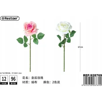 umělá květina Rest.aer - Jednotlivá královská růže 47 cm