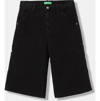Chlapecké kraťasy Dětské riflové kraťasy United Colors of Benetton 4EQYCE04H.G.seasonal černá 99X, vel. 120