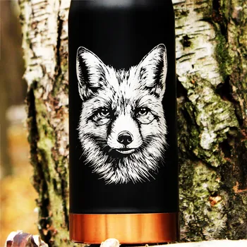 Termoska Termohrnek Termoska LIŠKA Dárek k narozeninám Vánoce personalizace