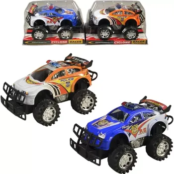 autíčko Policejní terénní auto v barevné variantě