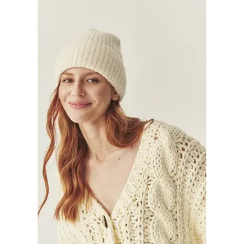 Klobouk Tatuum KRÉMOVÁ ČEPICE S VLNOU A MOHÉREM – OPILA