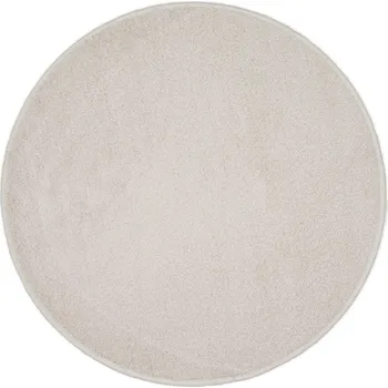 Koberec AKCE: 80x80 (průměr) kruh cm Kusový koberec Velur Ultra bílý kruh, bílá, ložnice, AladinWorld Expres - 1 rok na vrácení + DOPRAVA ZDARMA k Vám i zpět
