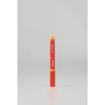 Výtvarná barva DARWI LEATHER fixy na kůži a koženku - Oranžová 6 ml