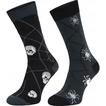 DÁREK PÁNSKÉ PONOŽKY LEBKA HALOWEEN, DÁREK, 35-38