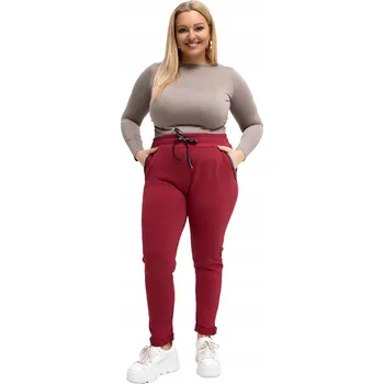 RELEVANCE Dámské tepláky rovného střihu, velikost 3XL