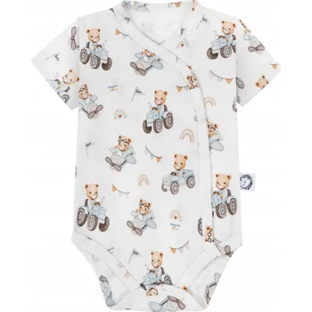 Kojenecký body Bonjour Cherie Body s krátkým rukávem bavlna Traktor 62