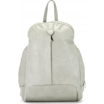 Voyager dámský městský batoh z pravé kůže, velký, s kapsami