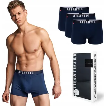 Pánské boxerky ATLANTIC 3MH-011-GR 3 páry vel. - L