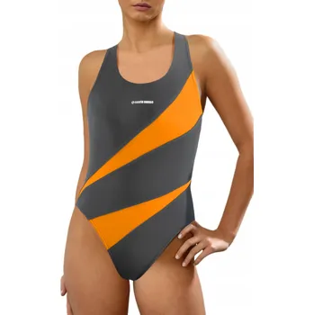 Dámské plavky Sesto Senso jednodílné plavky šedé barvy velikosti S