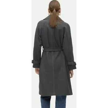Dámský kabát Vero Moda dámský kabát šedý klasický bez kapuce velikost M