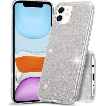 Pouzdro na mobilní telefon Zadní Kryt Hero Case pro Apple iPhone 11 stříbrný