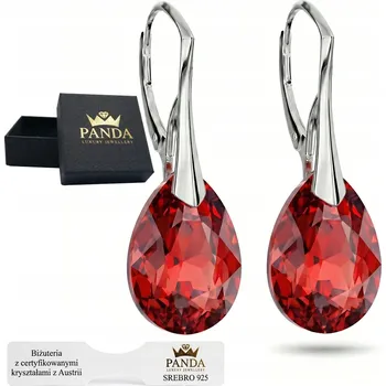 Náušnice Stříbrné Náušnice s krystaly 925, Dárek pro přítelkyni, maminku, manželku