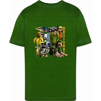 Chlapecké tričko Chlapecké tričko Brain Rot , zelené, vel. 122 122/128