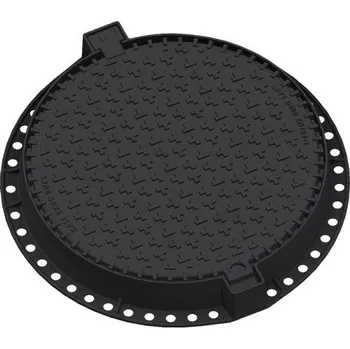 poklop Šachtový poklop KASI Europa 7 D400 bez odvětrání, litinový rám, DN 600, KDLL71C