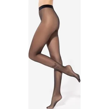 Dámské punčochy GATTA ART TATTOO 09 Punčocháče 20 DEN Nero / 3-M