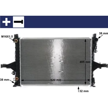 Chladič motoru Chladič, chlazení motoru MAHLE CR 1547 000S
