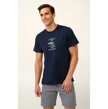 Pánské pyžamo VAMP PYJAMAS 22673-180-XL