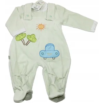 Kojenecká souprava Sada: Kabátek a dupačky AUTO, velikost 62-68 cm, 3-6 měsíců