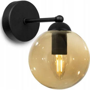 Nástěnné svítidlo Nástěnné svítidlo Light Home černé, oranžové E27 60 W