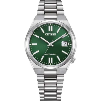 Hodinky Citizen Tsuyosa Automatik 37mm 5 NJ0200-50X Stříbrná