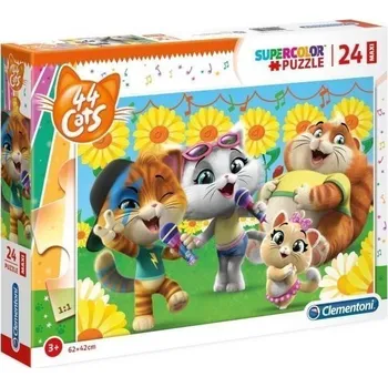 Dětské zboží Clementoni Puzzle Maxi - 44 Cats 24 dílků