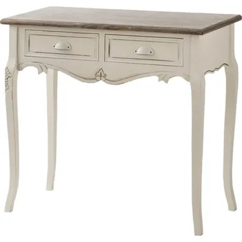 Toaletní stolek Konzolový stolek Rimini - Livin Hill Krémová / Světle hnědá 90x78 cm