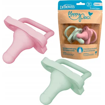 dudlíky Silikonový DUDLÍK DR BROWN'S 0+ 2 ks