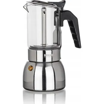 Kávovar Kávovar Moka Konvička na 4 šálky ESPRESSA elegantní vzhled SKLO ocel