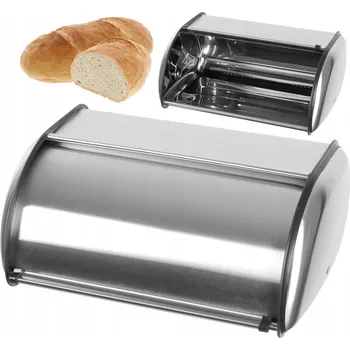 chlebník Jednodílný chlebník Brunbeste, šedý kovový