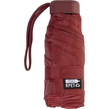 Deštník Reklamní Fractus mini RPET deštník, bordó