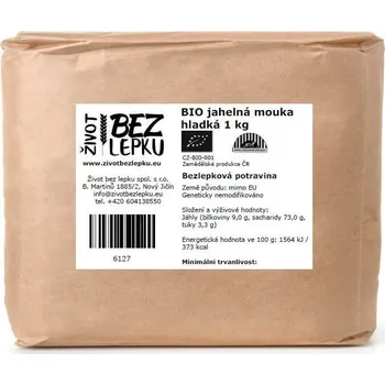 Mouka Život bez lepku BIO jahelná mouka hladká 1 kg