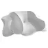Polštář Ortopedický polštář pro spaní na zádech/břichu/boku bílý/šedý 62 x 40 x 15 cm