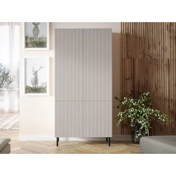 Šatní skříň Mirjan_zondo Policová skříň Lasiowa 4D (kašmír)