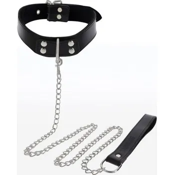 BDSM obojek Taboom Elegant Collar and Chain Leash