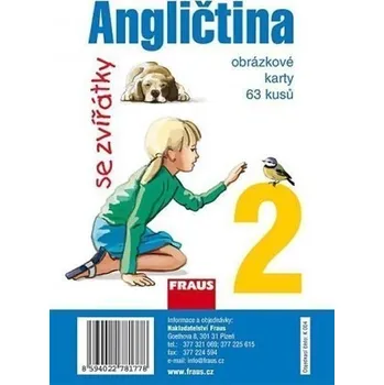 Angličtina se zvířátky 2 - obrázkové karty