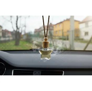 Vůně do auta Závěsná vůně do auta – tvar hvězda 8 ml Vůně: Lemon Ice